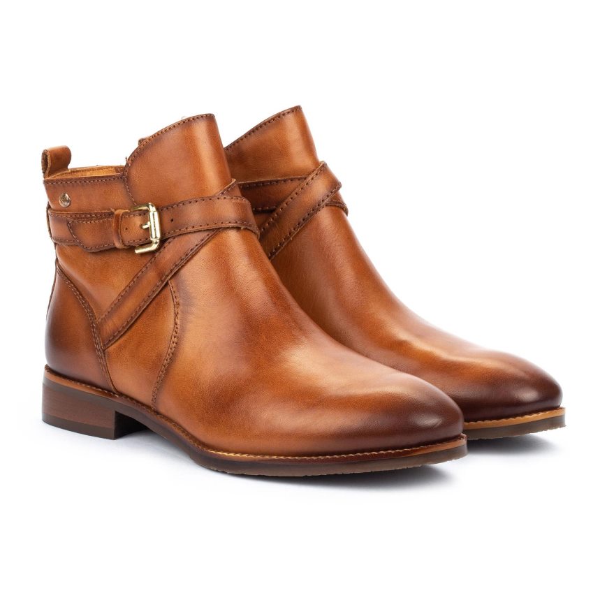 Women's Pikolinos ROYAL Ankle Boots Brown | NZ BQ8192A